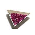 15 perles à facettes en cristal de Bohème - effet glam / transparent 5x6mm