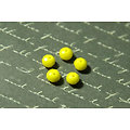 10 perles en cristal à facettes 5x6mm