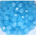20 perles toupies en cristal de Bohème 4mm