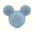Perle Mickey / tête de souris en silicone 20x24x14mm