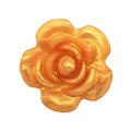 Perle grande fleur en silicone alimentaire 40x40x15mm