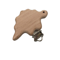 Clip en bois naturel - animal ou forme pour attache-tétine