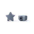 Mini perle étoile en silicone alimentaire sans BPA 14mm