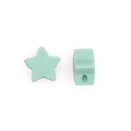 Mini perle étoile en silicone alimentaire sans BPA 14mm