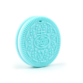 Anneau de dentition cookie rond en silicone sans BPA 54x13mm