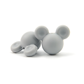 Perle XL Mickey / tête de souris en silicone 32x27x19mm