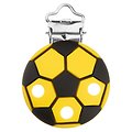 Clip rond football en silicone alimentaire sans BPA 35mm