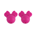 Perle Minnie / tête de souris en silicone 20x22mm