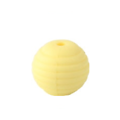 Perle ronde ruche en silicone alimentaire sans BPA 15mm