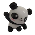 Figurine panda en plastique pour décoration, topping...
