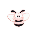 Perle ou clip abeille en silicone alimentaire sans BPA