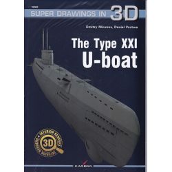 THE TYPE XXI U-BOAT            SUPERDRAWINGS IN 3D