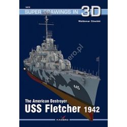 AMERICAN DESTROYER USS FLETCHER-SUPER DRAWINGS 3D