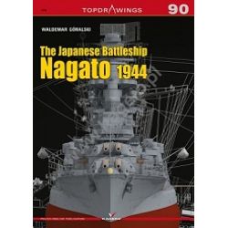 THE JAPANESE BATTLESHIP NAGATO 1944-TOPDRAWINGS 90
