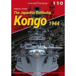 JAPANESE BATTLESHIP KONGO 1944    TOPDRAWINGS 110