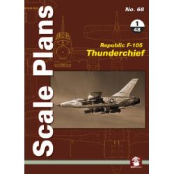 REPUBLIC F-105 THUNDERCHIEF  SCALE PLANS Nø68 1/48