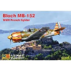 BLOCH MB-152 WWII FRENCH FIGHTER          1/72EME