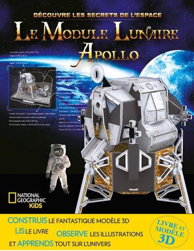 LE MODULE LUNAIRE APOLLO-LIVRE+MODELE 3D