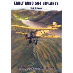 EARLY AVRO 504 BIPLANS       WINDSOCK DATAFILE 156