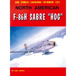 NORTH AMERICAN F-86H SABRE  HOG      AIR FORCE 212