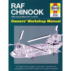 RAF CHINOOK MANUAL 1980 ONWARDS (HC-1 TO HC-6) OWM