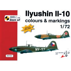 ILYUSHIN IL-10 COLOURS AND MARKINGS + DECALS 1/72
