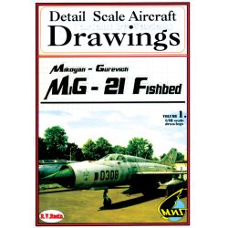 MIG-21 FISHBED VOL.1 1/48 SCALE DRAWINGS