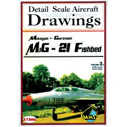 MIG-21 FISHBED VOL.3 1/48 SCALE DRAWINGS