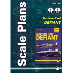 BOULTON PAUL DEFIANT       SCALE PLANS 1/72 & 1/48