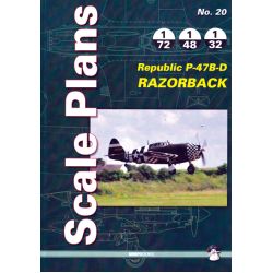 P-47B-D RAZORBACK    SCALE PLANS 1/72, 1/48 & 1/32