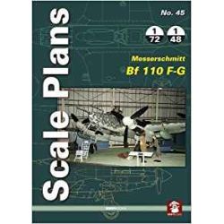 ME BF 110 F-G              SCALE PLANS 1/72 & 1/48