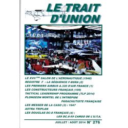 LE TRAIT D'UNION Nø276           JUILLET/AOUT 2014