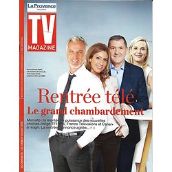 TV MAGAZINE N°22391 07/08/2016 RENTREE TV:LES CHANGEMENTS/ COURBET/ STEPHANE GUY