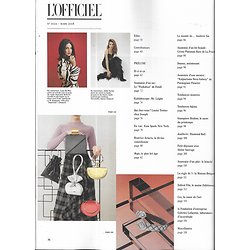 L'OFFICIEL n°1022 mars 2018  Adèle Farine/ Lana Del Rey/ Let's Dance/ Baryshnikov/ Gillot/ Margiela/ Ruffieux