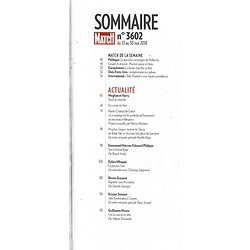 PARIS MATCH n°3602 23/05/2018  Meghan & Harry, l'album souvenir/ Kylian Mbappé/ K.Stewart/ G.Musso/ Graziani