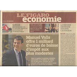 LE FIGARO n°21703 18/05/2014  Baisse des impôts par Valls/ Européennes 2014/ Nouveaux visages du populisme/ Tommy Lee Jones/ Eve Ruggieri