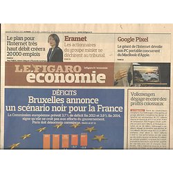 LE FIGARO n°21324 23/02/2013  Déficits: la France sous surveillance/ Italie: un vote crucial/ Emmanuelle Riva/ Simon Rattle/ Festival d'Aix