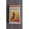"Les Confessions I (Livres I à VI) Rousseau/ Lecture fléchée/ Très bon état/ Livre poche