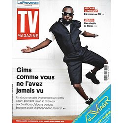 TV MAGAZINE 20/09/2020 n°1755  Maître Gims/ Nicolas Canteloup/ "Black Panther"/ Bien choisir sa literie