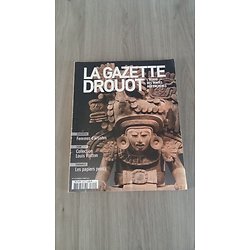 LA GAZETTE DROUOT n°1609 04/03/2016  Urne zapothèque/ Femmes d'artistes/ Papiers peints/ Cave XXL de Pierre Bergé/ L'Algérie convoitée