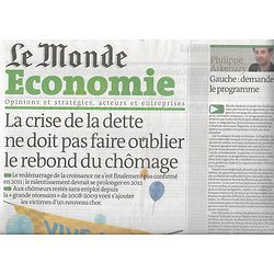 LE MONDE n°20758 18/10/2011  Hollande et le défi du rassemblement/ Eldorado minier en Afghanistan/ Le rebond du chômage