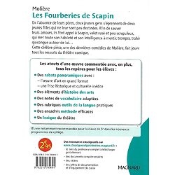 "Les fourberies de Scapin" Molière/ Comme neuf/ Livre poche