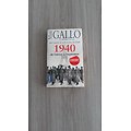 "Une histoire de la 2è Guerre mondiale: 1940, de l'abîme à l'espérance" Max Gallo/ Très bon état/ Livre poche