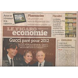 LE FIGARO n°20943 02/12/2011  La nouvelle Europe de Sarkozy/ Art contemporain public/ Gucci/ Obama & 2012/ Genopharm/ Polanski