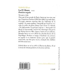 "La 25è Heure" Feldrik Rivat/ Bon état/ 2018/ Grand poche