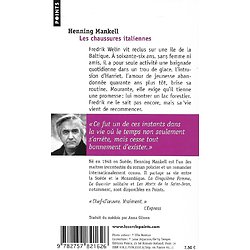 "Les chaussures italiennes" Henning Mankell/ Excellent état/ Livre poche