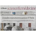 LE MONDE n°21662 10/09/2014  Ebola: bienvenue en enfer/ Michel Houellebecq, premier rôle/ Polémique entre Aubry & Valls/ Enquête sur une start-up française en Syrie