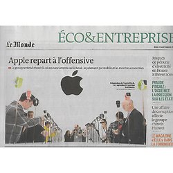 LE MONDE n°21663 11/09/2014 Echec de la politique économique/ L'indépendance de l'Ecosse/ La Biennale des antiquaires/ L'offensive d'Apple