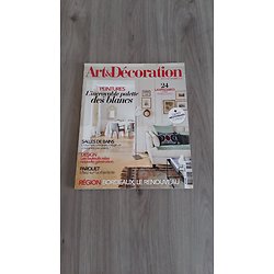 ART&DECORATION n°518 novembre 2016  Peintures: palette des blancs/ Bordeaux, le renouveau/ Appartements & maisons réinventés