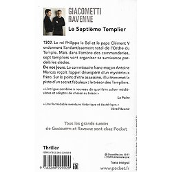"Le septième Templier" Giacometti et Ravenne/ Comme neuf/ 2018/ Livre poche